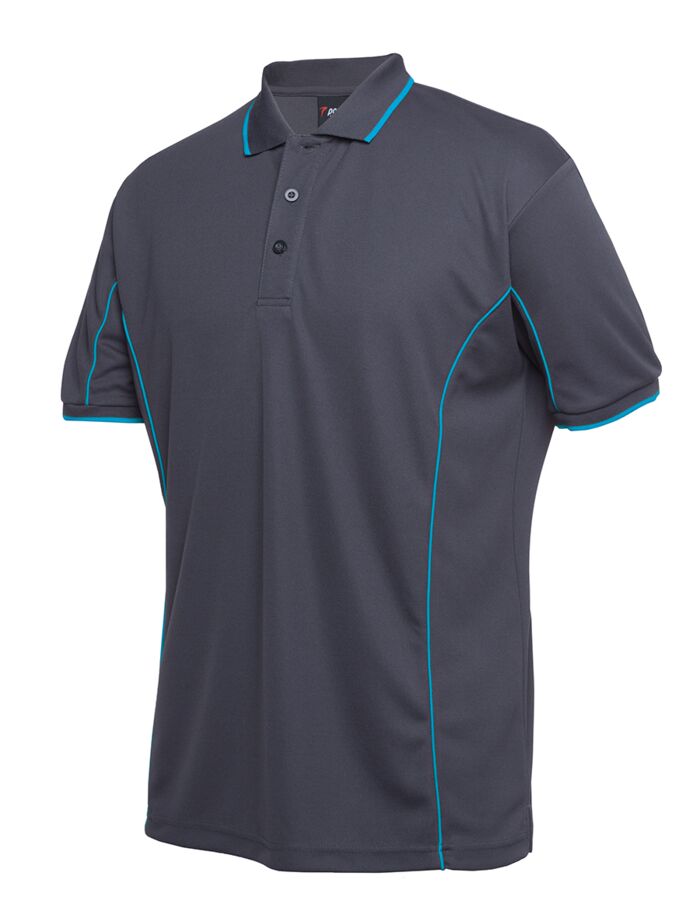 PODIUM S/S PIPING POLO Thumbnail